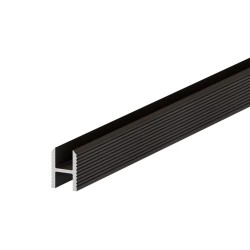 Профиль теневой алюминиевый Laconistiq Dual Черный 3000×8,6×12