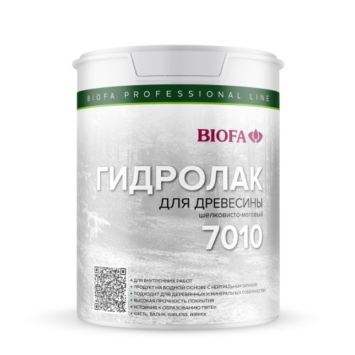 Гидролак универсальный Biofa 7010 бесцветный шелковисто-матовый 2,2 л