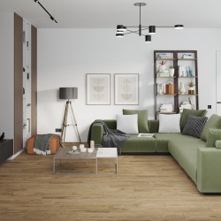 Кварцвиниловый SPC ламинат Damy Floor Family Орех Европейский European Walnut 0036-2 1220×180×4