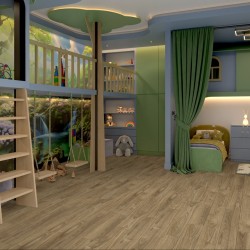 Кварцвиниловый SPC ламинат Damy Floor Family Орех Европейский European Walnut 0036-2 1220×180×4