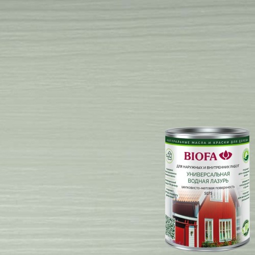 Лазурь для дерева Biofa 5075 цвет 7505 2,5 л