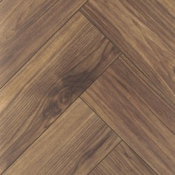 Ламинат Homflor Herringbone 12 BR Chocolate Walnut 520 венгерская елка 644×143×12