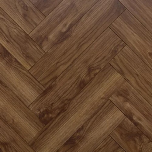 Ламинат Homflor Herringbone 12 BR Chocolate Walnut 520 венгерская елка 644×143×12