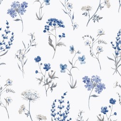 Обои Aura Spring Botanical blue 1901-1 10,05×0,53