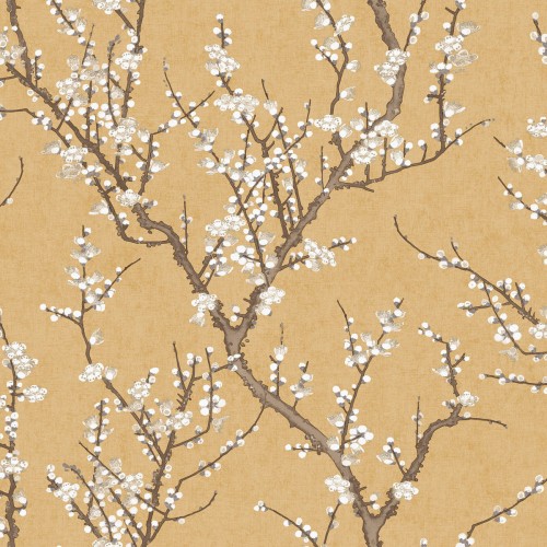 Обои Aura Spring Sakura tree ocher 1903-2 10,05×0,53