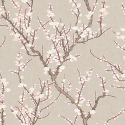 Обои Aura Spring Sakura tree beige 1903-3 10,05×0,53