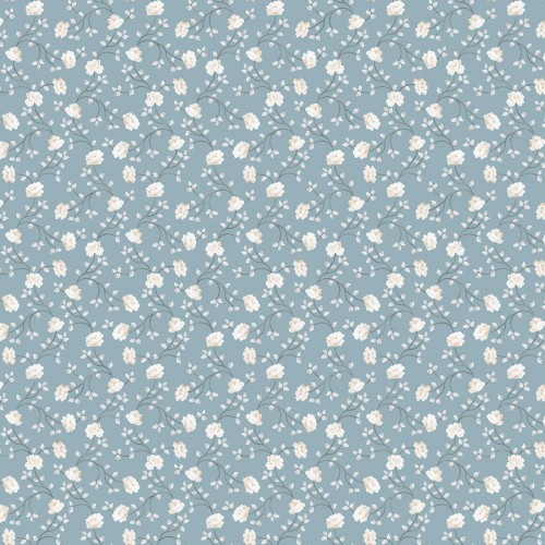 Обои Aura Spring Petit flowers blue 1905-1 10,05×0,53