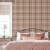 Обои Aura Spring Plaid terracotta 1906-4 10,05×0,53 фото в интерьере