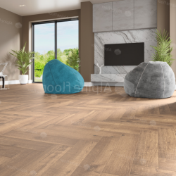 Кварцвиниловый SPC ламинат Alpine Floor Parquet Premium Дуб Royal ECO 19-2 венгерская елка 600×125×8