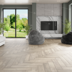 Кварцвиниловый SPC ламинат Alpine Floor Parquet Premium Дуб Натуральный отбеленный ECO 19-5 венгерская елка 600×125×8