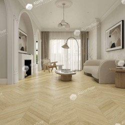 Кварцвиниловая плитка Alpine Floor клеевая Chevron Alpine LVT Дуб Ваниль Селект Chevron ECO 20-2 французская елка 555×127×2,5