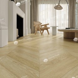 Кварцвиниловая плитка Alpine Floor клеевая Chevron Alpine LVT Дуб Ваниль Селект Chevron ECO 20-2 французская елка 555×127×2,5