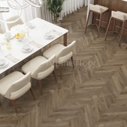 Кварцвиниловая плитка Alpine Floor клеевая Chevron Alpine LVT Дуб Насыщенный Chevron ECO 20-4 французская елка 555×127×2,5