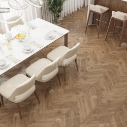 Кварцвиниловая плитка Alpine Floor клеевая Chevron Alpine LVT Гевуина Chevron ECO 20-10 французская елка 555×127×2,5