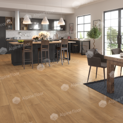 Кварцвиниловый SPC ламинат Alpine Floor ProNature Oak Sajo 64637 1290×246×4