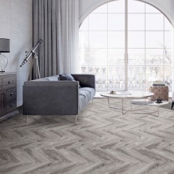 Кварцвиниловый SPC ламинат Cronafloor Herringbone Дуб Тулон H009 венгерская елка 640×128×4,5