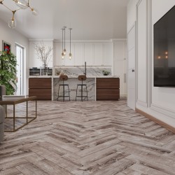 Кварцвиниловый SPC ламинат Cronafloor Herringbone Дуб Тулон H009 венгерская елка 640×128×4,5