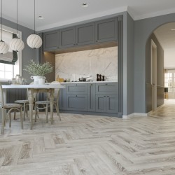 Кварцвиниловый SPC ламинат Cronafloor Herringbone Дуб Страсбург H005 венгерская елка 640×128×4,5