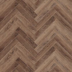Кварцвиниловый SPC ламинат Cronafloor Herringbone Дуб Тулуза H001 венгерская елка 640×128×4,5
