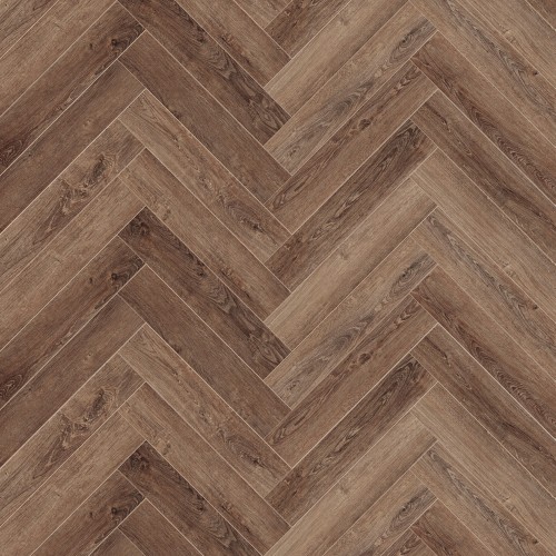 Кварцвиниловый SPC ламинат Cronafloor Herringbone Дуб Тулуза H001 венгерская елка 640×128×4,5