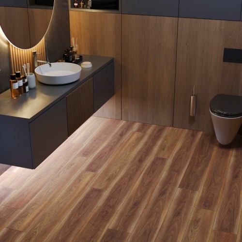 Кварцвиниловый SPC ламинат Cronafloor Grand Sequoia Дуб Красный 1200×180×5