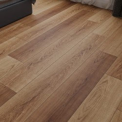 Кварцвиниловый SPC ламинат Cronafloor Grand Sequoia Дуб Шоколадный 1200×180×5