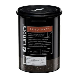 Воск для декоративной штукатурки Lanors Zero Matte бесцветный 0,8 кг