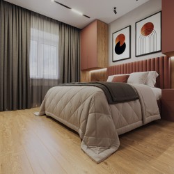 Кварцвиниловый SPC ламинат Cronafloor Wood Дуб Паланга XJ1053-7 1200×180×4