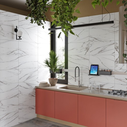 Кварцвиниловый SPC ламинат Cronafloor Stone Терра Бьянко XJ87015-4 600×300×4