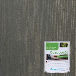 Масло для дерева Berger-Seidle OutdoorOil цвет Basalt grey / Basaltgrau полуматовое 1 л