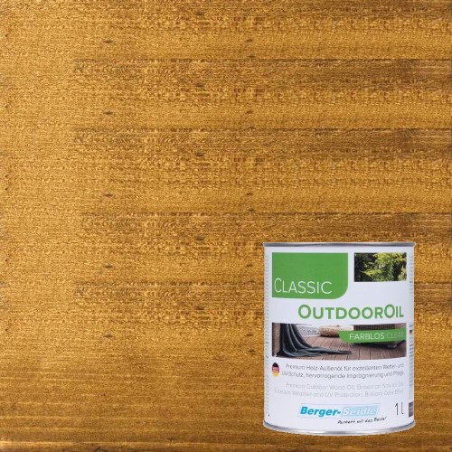 Масло для дерева Berger-Seidle OutdoorOil цвет Rosewood / Palisander полуматовое 1 л