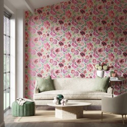 Обои Harlequin Diane Hill Marsha Powder/Peony/Magenta 112902 10,05×0,686