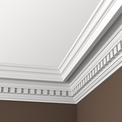 Потолочный плинтус под покраску Европласт 1.50.110 2000×189×169