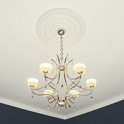 Потолочная розетка под покраску Европласт 1.56.018 74,3 см