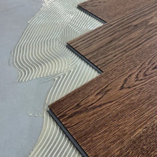 Композитная паркетная доска Quartz Parquet Штучный паркет Дуб Брауни 44-413 венгерская елка 400×100×5