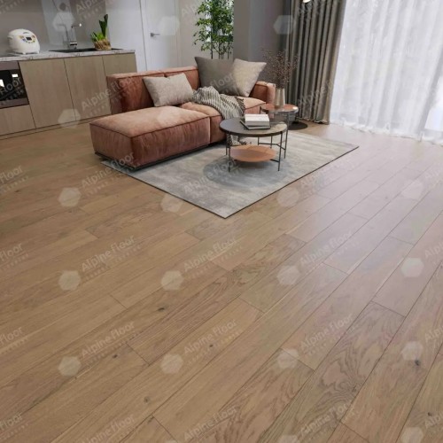 Инженерная доска Alpine Floor Villa Дуб Амаретти EW201-12 400-1200×165×12 фото в интерьере