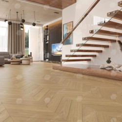 Инженерная доска Alpine Floor Chateau Дуб Миндальный EW203-04 французская елка 600×120×12