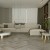 Кварцвиниловый SPC ламинат Home Expert Parquet Дуб Вековой лес 33-2180-01 / 33-3005 венгерская елка 615×123×3,5 фото в интерьере