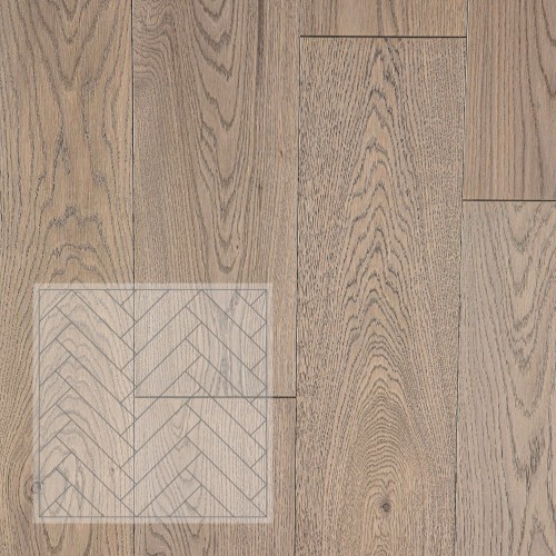 Инженерная доска Eparket Дуб Morning Fog рустик лак венгерская елка 600×150×15