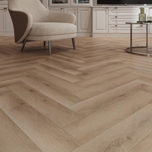 Кварцвиниловый SPC ламинат Evofloor Parguet Click Parquet Oak Nordic Дуб Северный HP 0035 венгерская елка 600×125×4