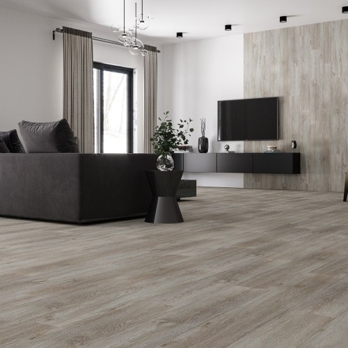 Кварцвиниловый SPC ламинат Art East Art Stone Optima Дуб Анталийский APT 35-4 900×150×3,5 фото в интерьере