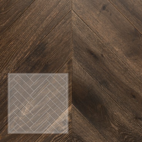 Инженерная доска Eparket Дуб Bengal Cardamom рустик лак венгерская елка 540×90×15