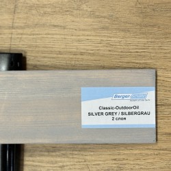 Масло для дерева Berger-Seidle OutdoorOil цвет Silver Grey / Silbergrau полуматовое 1 л