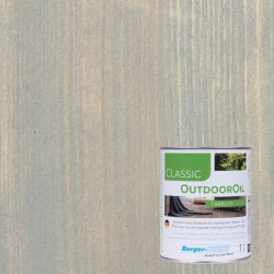 Масло для дерева Berger-Seidle OutdoorOil цвет Silver Grey / Silbergrau полуматовое 1 л