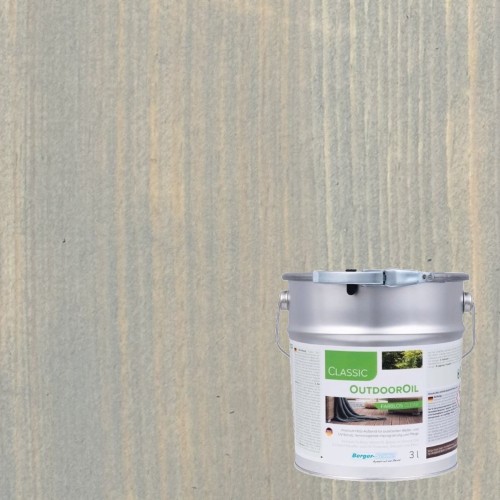 Масло для дерева Berger-Seidle OutdoorOil цвет Silver Grey / Silbergrau полуматовое 3 л