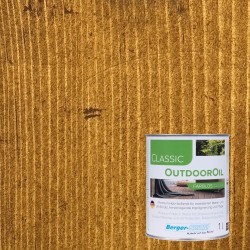 Масло для дерева Berger-Seidle OutdoorOil цвет Pernambuco / Pernambuk полуматовое 1 л