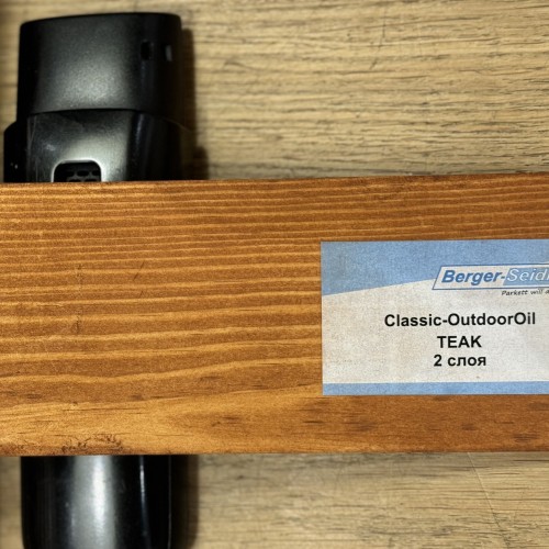 Масло для дерева Berger-Seidle OutdoorOil цвет Teak полуматовое 1 л