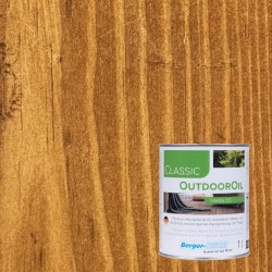 Масло для дерева Berger-Seidle OutdoorOil цвет Teak полуматовое 1 л