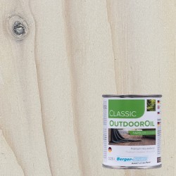 Масло для дерева Berger-Seidle OutdoorOil цвет Pure White / Reinweiss полуматовое 1 л