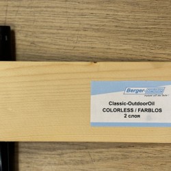 Масло для дерева Berger-Seidle OutdoorOil Бесцветное полуматовое 1 л
